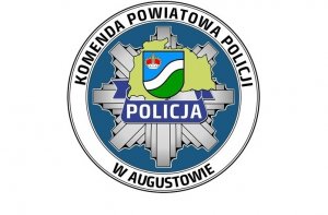Logo Komendy Powiatowej Policji w Augustowie.