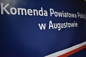 Komenda Powiatowa Policji w Augustowie.
