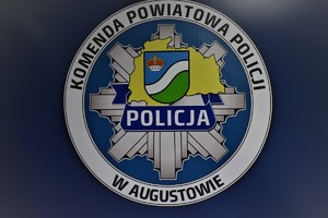 Logo policja Augustów.