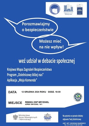 zaproszenie na debatę.